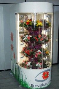продажа цветов через автомат
